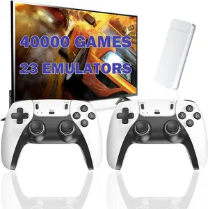 NEW Upgraded Retro Game Stick with 40,000+ Games HDMI Output Plug and Play Wireless Controller for TV Monitor Video Gamepad Console