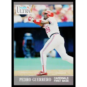 Pedro Guerrero 1991 Ultra #289 St. Louis Cardinals