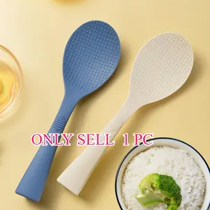 Silicone Kitchen Spoon, 1 Count Non-stick Heat Resistant Baking Spoon, Cooking Utensils, Nonstick Cooking Spoon for Home, Dormitory and Restaurant Use