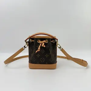 Pre-owned canvas Crossbody Bags louis vuitton Nano Noe Bucket Bag【BF 12U】