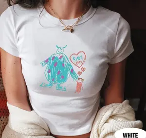 Retro Vintage Monster Inc Baby Tee