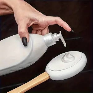 Long Handle Multifunctional Lotion & Sunscreen Applicator, Bath Personal Care Accessory for Body Cleaning & Shower Use