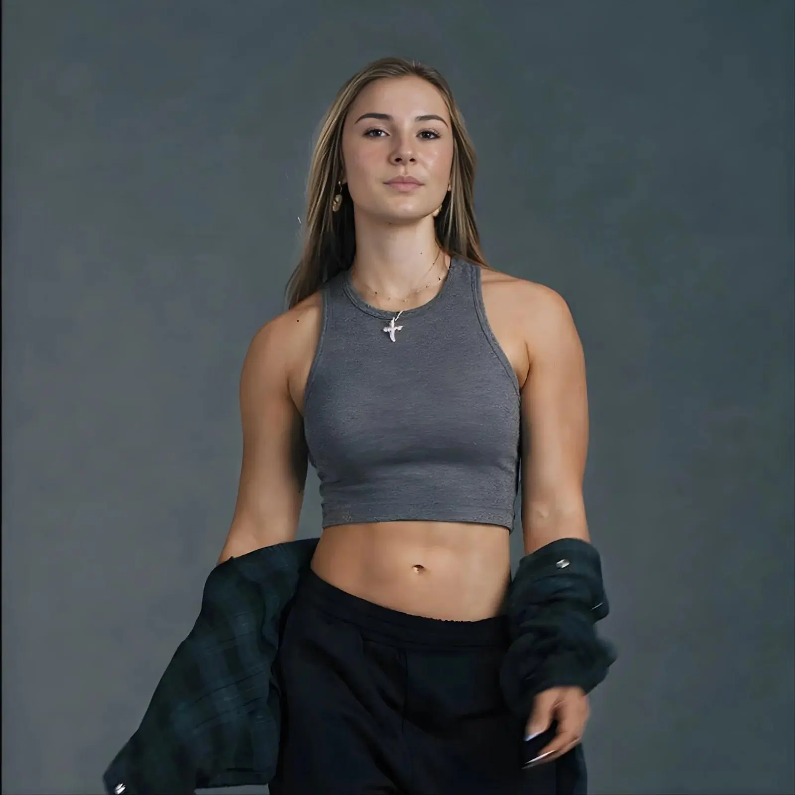 EKKO Women’s Cropped Beater - Compressive Tank Top