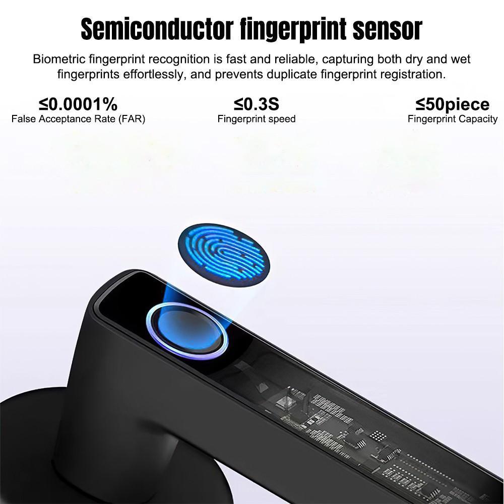 vUpgraded Door Lock Biometric Fingerprint Bluetooth Password Keyless Keypad Entry vUpgraded Door Lock Biometric Fingerprint Bluetooth Password Keyless Keypad Entry