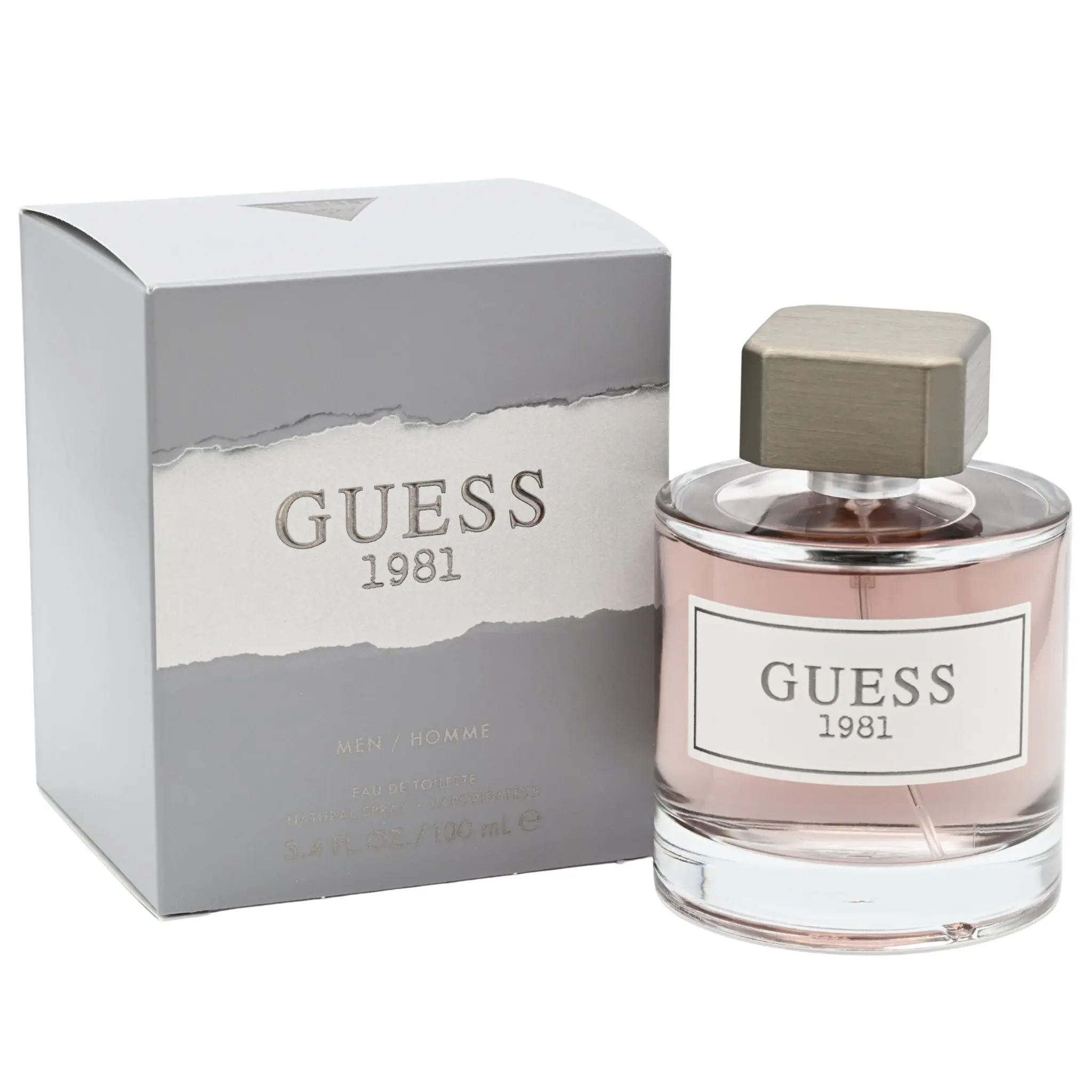 GUESS 1981 by Guess Men's EDT Fragrance - 3.4 fl oz, Cedarwood Base, Confident Aroma, California Vibes, New in Box, Single Item (Men's Fragrance), Fragrances