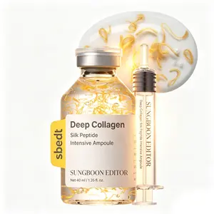 Sungboon Editor Silk Lifting Peptide Ampoule 1.35 fl oz | Wrinkle Care | Face-Lift at Home serum with Peptides & Deep Collagen | Plumping, Smooth, Anti aging Korean Skincare 40ml Daily Smoothing