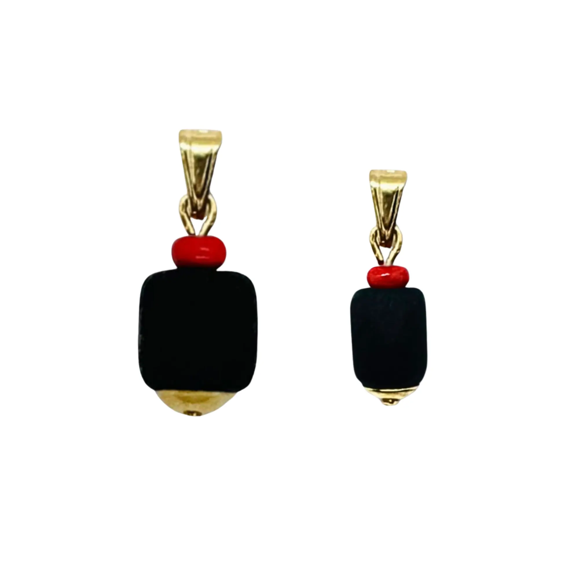 Azabache Powerful Amulet Protective Black Jet Stone Original Azabache Contra El Mal De Ojo with 20 Inches Necklace
