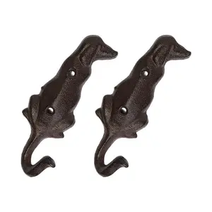 Unique Dog Back Iron Hook Door Hangers For Home Decors And Practical Use