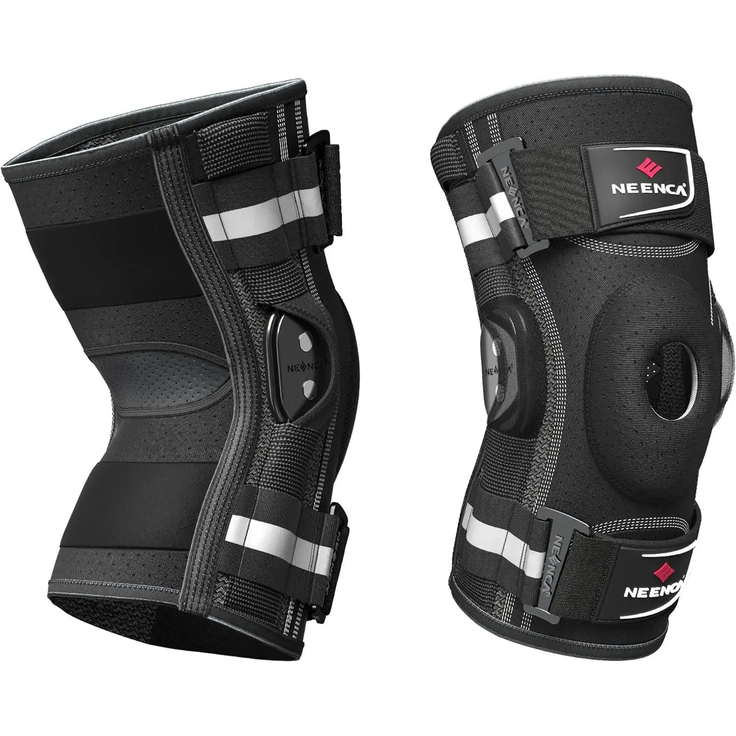 Neenca Knee Support Brace, Adjustable Straps, Padded Design for Basketball Players’ Enhanced Comfort and Stability (Sports & Outdoor Protective Equipment)