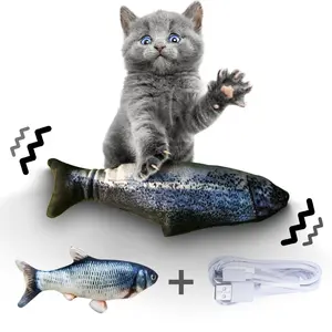 Flopping Fish Cat Toy – Realistic Moving Fish Cats Go Crazy For