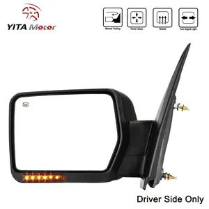 YITAMOTOR Left / Right Side Power Heated Mirror for 2007-2014 Ford F150 F-150 Turn Signal Light