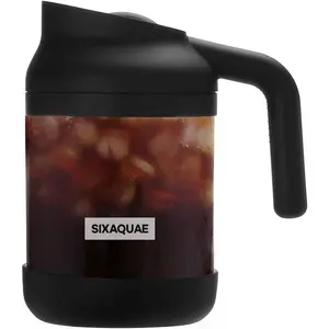 Cold Brew Coffee Maker Stainless Steel Strainer Large,Durable Iced Coffee Maker Cold Brew Pitcher,Dishwasher Safe 38 Oz Iced Tea Maker