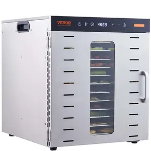 【Father's Day】VEVOR Food Dehydrator Machine,  10 Stainless Steel Trays, 1000W Electric Food Dryer with Digital Adjustable Timer & Temperature for Jerky, Herb, Meat, Beef, Fruit, Dog Treats and Vegetables