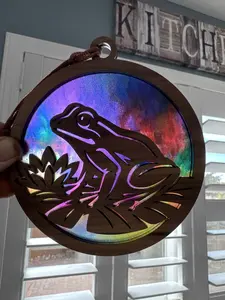 Frog Suncatcher for Sunny Window