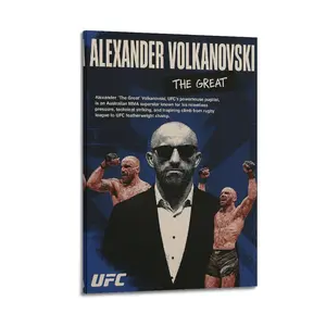 Alexander Volkanovski Poster for Bedroom Aesthetic Canvas Wall Art Living Room Posters Painting Picture Print Modern Family Decor Artist Bathroom Poster