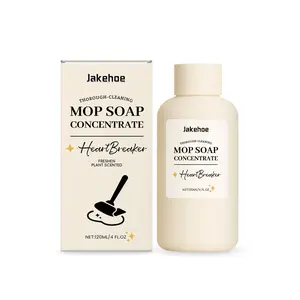 Jakehoe Mop Soap Concentrate HeartBreaker 120ml Gentle Fragrant Floor Mopping Solution for Ceramic Wooden Floors