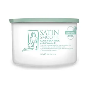 Satin Smooth Aloe Vera Wax with Vitamin E 14oz, Moisturize, Sensitive