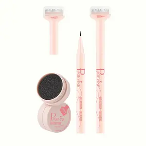 2-in-1 Brown Eyeliner Pencil with Lower Lash Stamp - Easily create natural lashes in seconds, the new favorite for quickly achieving stunning eye makeup
