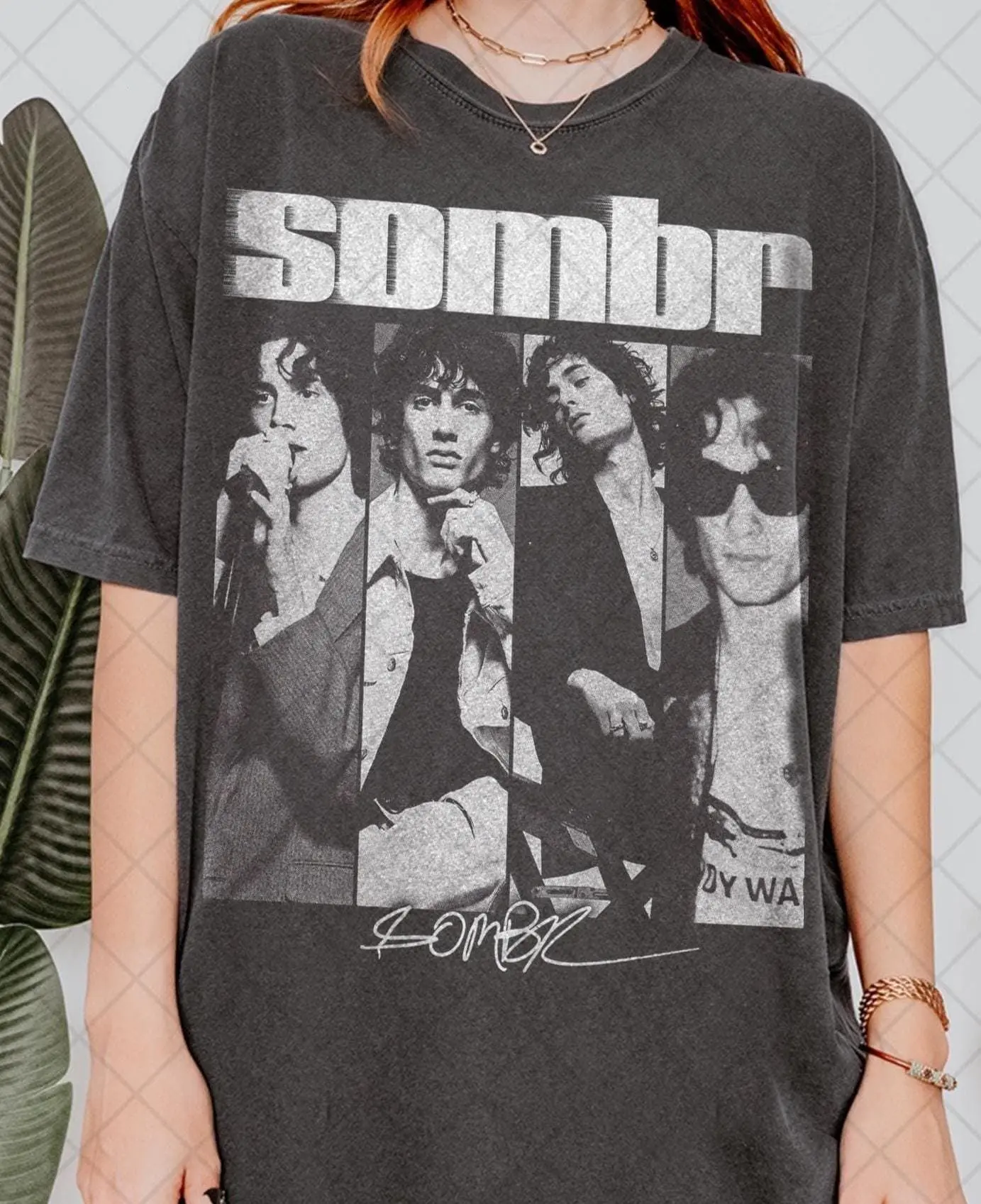 [ MUSIC TOUR SHIRT - VINTAGE STYLE ] Retro 90s Sombr T-Shirt, Sombr World Tour Music Fan Bootleg Concert Tee