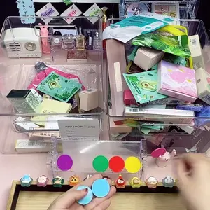 RSD Shop Everything in One Makeup Box - Comprehensive Makeup Set with Lip Stain Kit & Lipstick Set - Compact & Versatile Cosmetic Organizer for Makeup Enthusiasts