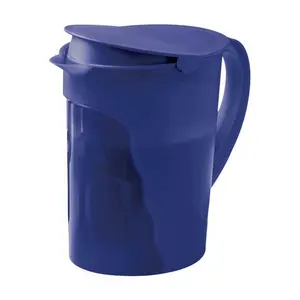 Impressions 1 Gallon Pitcher Red,  Blue, - Rocker Top, Dishwasher Safe, Sturdy Handle, Synthetic Material - Drinkware, Jugs