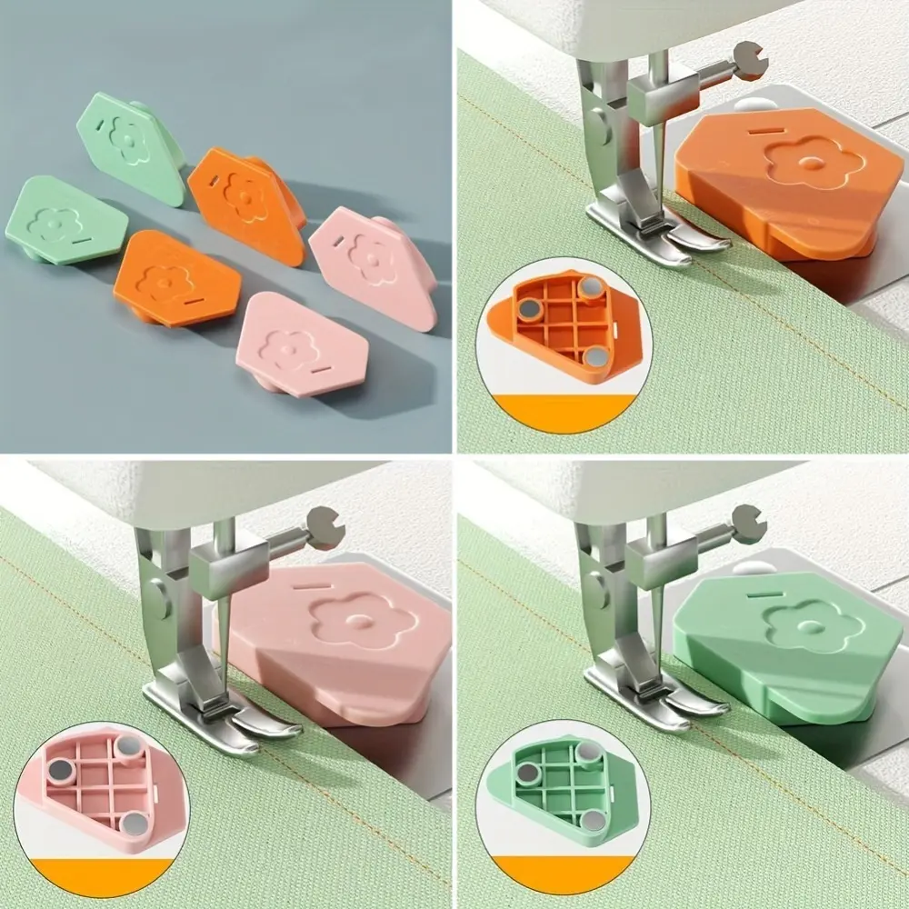 1pc of Magnetic Seam Guide for Sewing Machines, Polygonal Seam Guide, Sewing Supplies Crafts