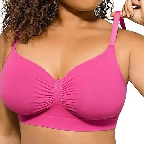 FeelinGirl Wireless Comfort Bra for Women - Seamless, No Underwire, Unlined Design | Casual Everyday Womenswear