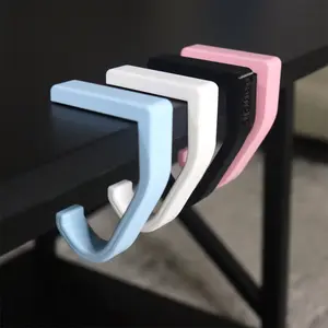 Back to School Portable Purse and Bag Hook: Heavy-Duty Non-Slip Rubber Table and Desk Hook for Purses & Backpacks - Compact, Sturdy Bag Hanger, Ideal for Dinner, Travel, and Office Use