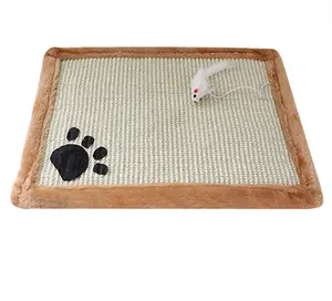 Durable Cat Scratching Pad Mat, Pet Nail Care Accessory, Cat Furniture Supply