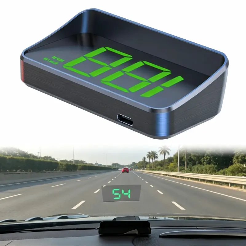 JOYTUTUS M2 Car Smart Display, Universal Cost-Effective Car Interior Accessory, Beidou-GPS Dual Satellite System, USB Plug & Play Speed HUD, Easy-Install Driving Safety Tool
