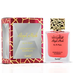 Royal Musk Pomegranate Raspberry EDP 100ML (3.4 OZ) by SURRATI, Exotic Fragrances for Men & Women.