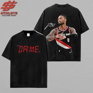[LEO] Damian Lillard 'Dame Time' For Bucks Nation High-Quality 100% Cotton T-Shirt (Made In US), Fear The Deer Hooper Shirt, Game Day Outfits, Gift For Basketball Youth & Adult Fans