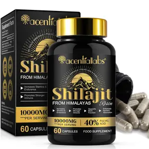 【New】Shilajit Capsules Supplement, Shilajit for Men and Women to Support Energy, 60 Capsules Brain Booster Healthcare