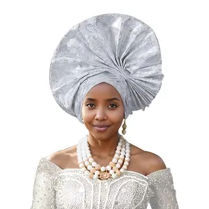 Automatically Headscarf, Used As A Headwear Accessory, Equipped with A Hat And A Headscarf, Suitable for Wedding And Party Occasions, Providing Exquisite Handmade Hair Accessories for Ladies.