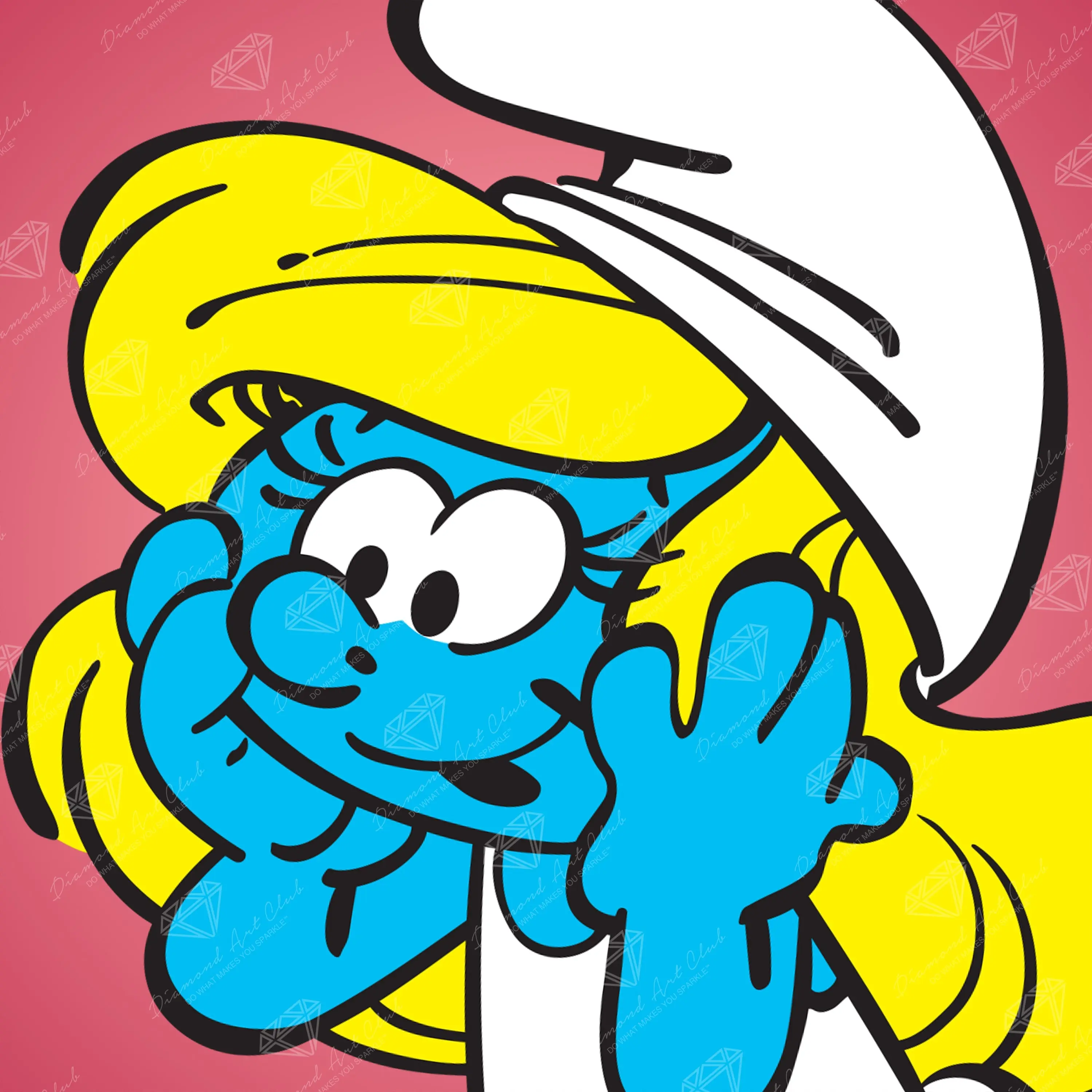 Diamond Art Club® Smurfette Diamond Painting Kit