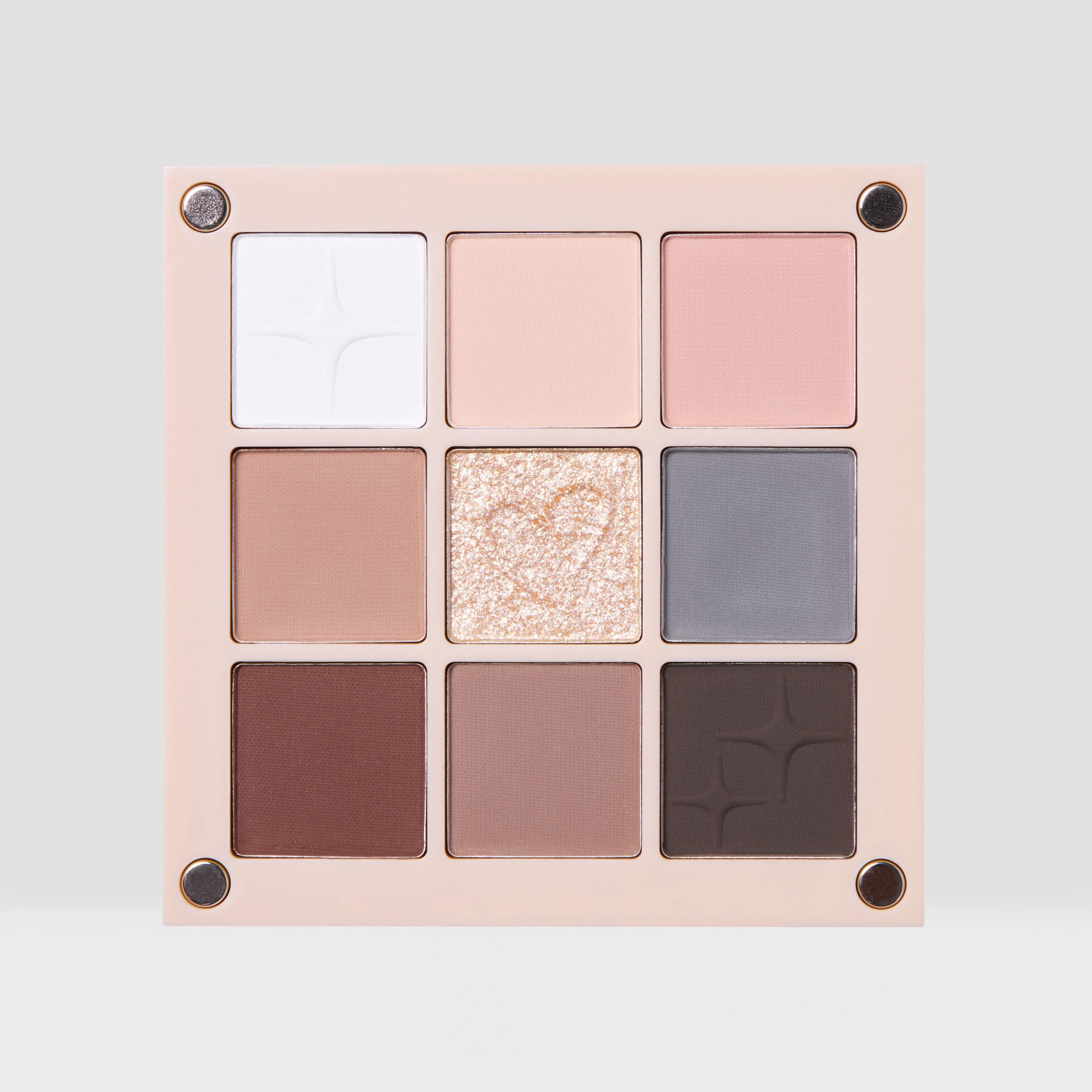 Beauty Creations New Nudes 9-Shade Magnetic Eyeshadow Palette, Richly Pigmented Velvety Mattes & Shimmers with Glitter for Seamless Blending, Bold Glam Cool Toned Makeup, Magnetic Hold Beauty Products, Pigmented Eyeshadow