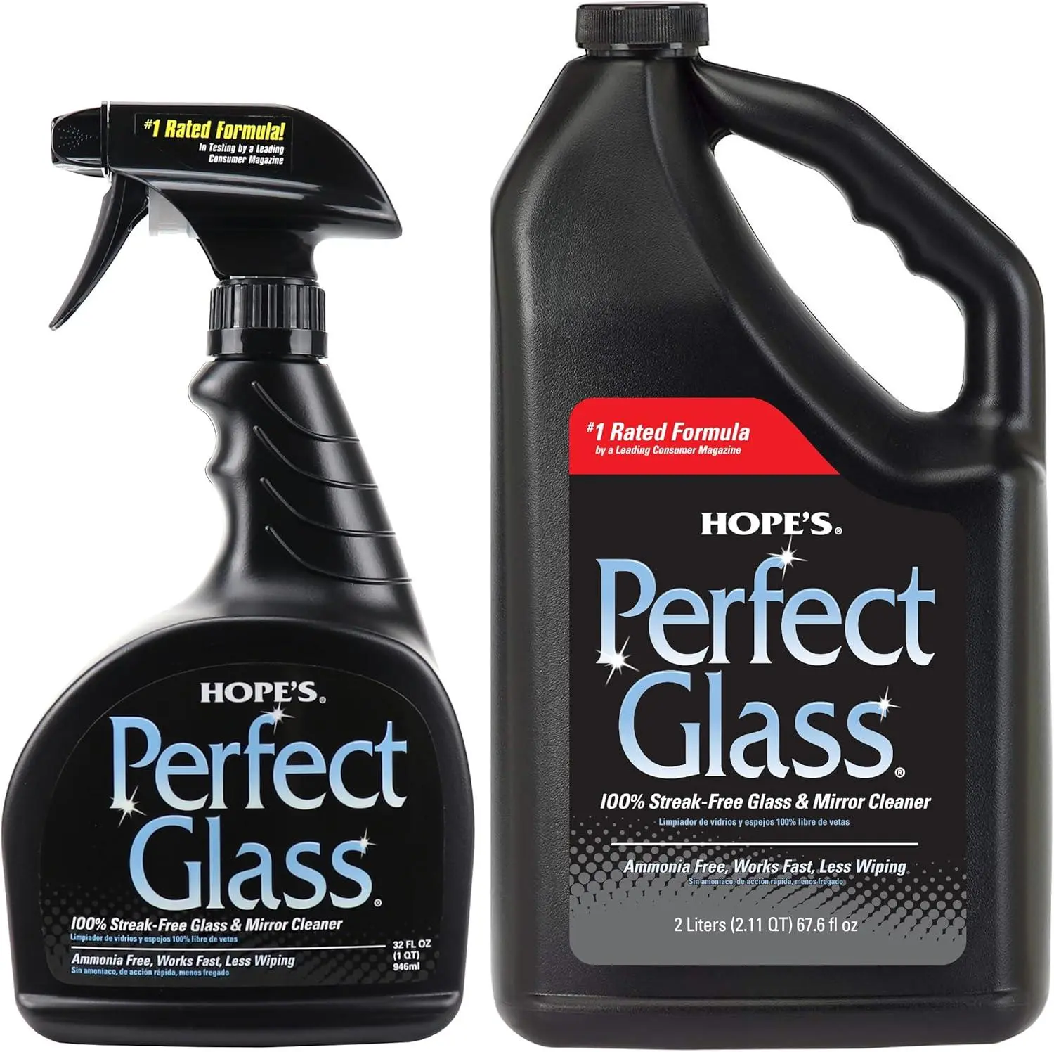 Automotive Window Film & Solar Protection Car Exterior Accessory Kit - Streak-Free Multisurface Car & Window Cleaner Auto Detailing Supplies, Non-Toxic Liquid, 32 Fl Oz Spray Bottle, 67.6 Fl Oz Refill Kit, Car Cleaner, Surface Cleaner