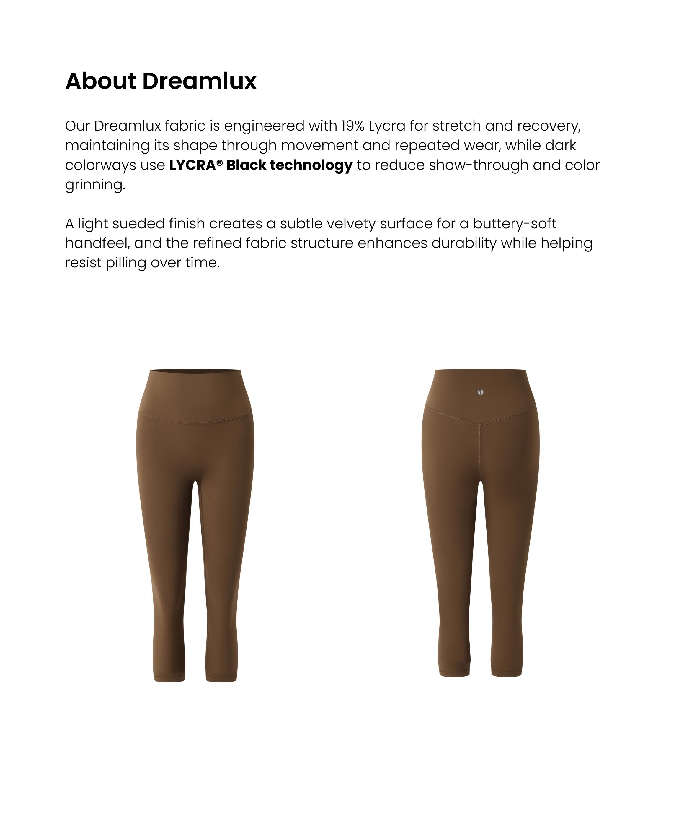 Colorfulkoala Dreamlux No Front Seam Capri Leggings for Women 21" Inseam, High Waisted Yoga Pants