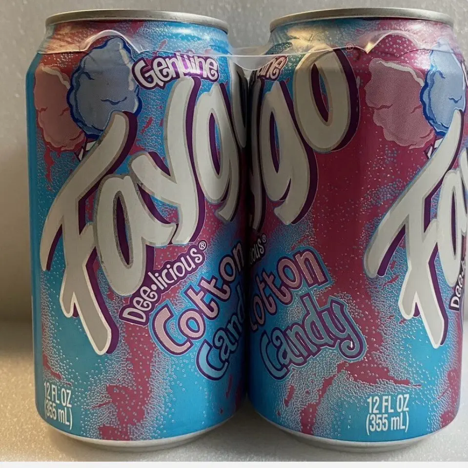 Cotton candy faygo soda cans Beverage 4 pack Cotton candy faygo soda cans Beverage 4 pack