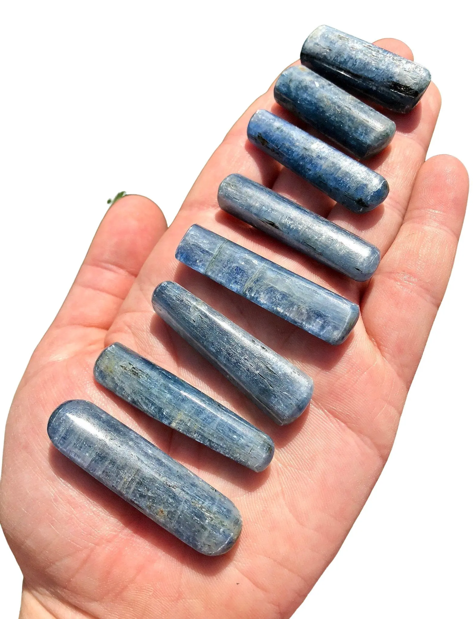 Blue Kyanite Tumbled Stone - Polished Blue Kyanite Crystal