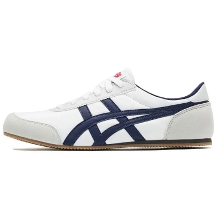 Onitsuka Tiger Track Trainer Synthetic Leather Footwear - Unisex Sports Shoes, Comfortable, Durable, Training Sneakers with Verifiable Credentials & Global Authentication Support