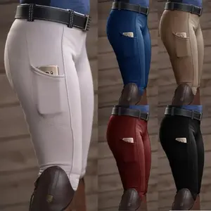 sports pants Horse Riding Pants Clothes For Women Men Fashion High Waist Trouser Elastic Equestrian Breeches Skinny Trousers Equipments Outdoor