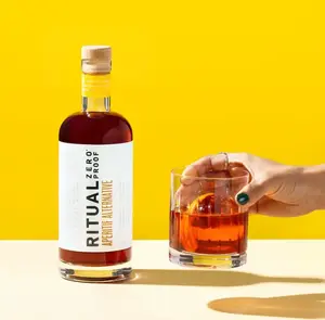 Ritual Zero Proof Aperitif Alternative – Non-Alcoholic Bitter Citrus Spirit (Pack of 2)