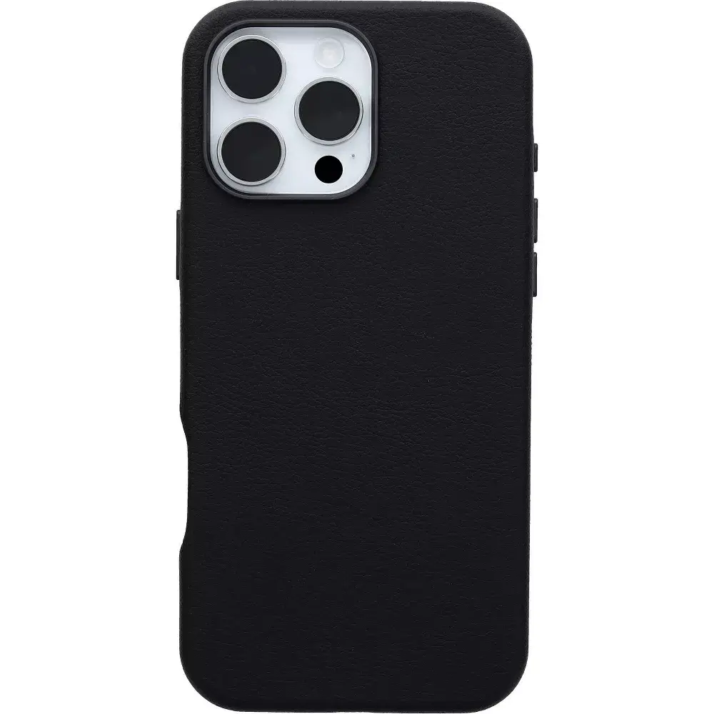 OtterBox Apple iPhone 16 Pro Max Symmetry Cactus Leather Series Case with MagSafe - Noir Ash