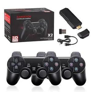 X2 Wireless Retro Game Console Set, Christmas Essential Gift, Classic Games, Multiple Simulators, Dual Wireless Controllers, Premium Gaming Controllers, Plug-And-Play
