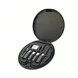 USB Adapter Kit with Multiple Charging Cables, Phone Stand, Phone Storage Box, Compatible with iOS, Android, Smartphone, Type-C, Camera, Mp3 Universal Adapter