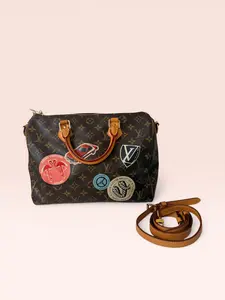 Pre-owned Louis Vuitton Canvas Tote Bags Monogram Speedy Bandoulière 30 – World Tour Limited Edition 2016