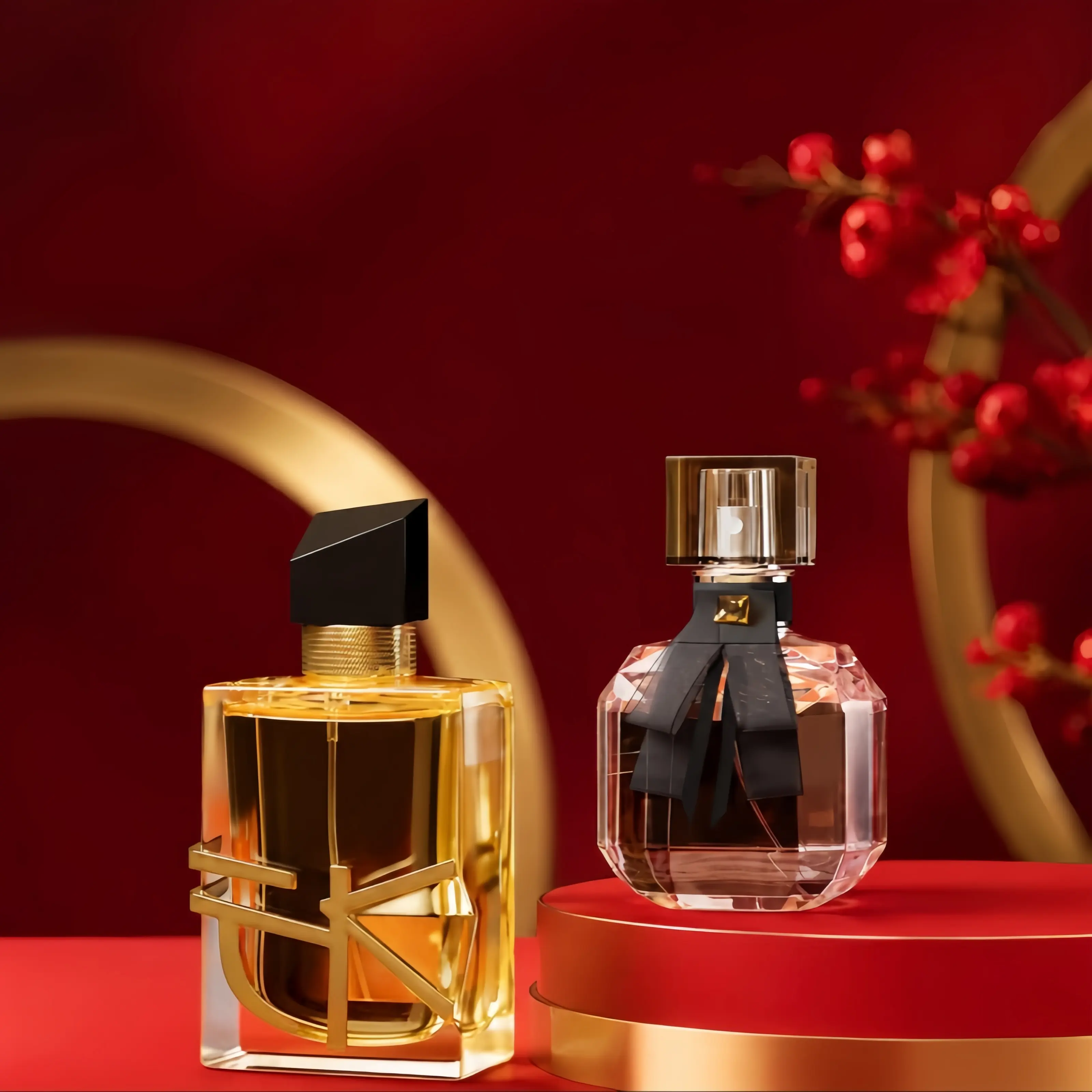 JEAN MISS Christmas Perfume Gift Set | 50ml+30ml . Includes Floral Fruity & Herbal Floral Citrus Aroma , Fresh Romantic Feminine Scent. Suitable for Daily Commutes, Parties & Anniversaries. Luxurious Gift Box, Perfect Birthday & Holiday Present