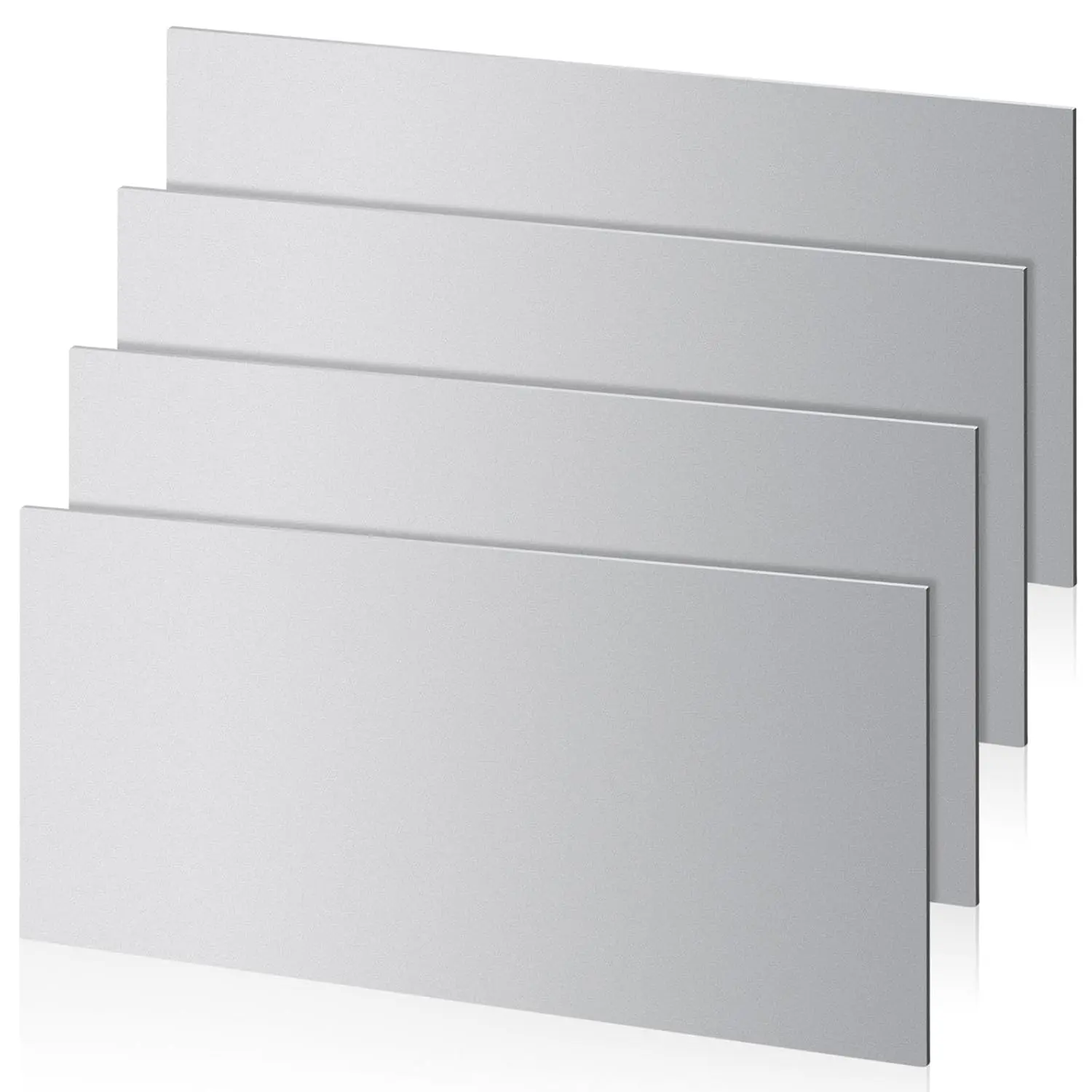 4-Count 12" x 6" 0.9 mm 20 Gauge Low Carbon Cold Rolled Steel Plates, Oiled Coat Light Protective Oil, Burr-Free Edges, Durable Weldable Sheet Metal for Industrial, Automotive Repairs Use, Manufacturer Warranty