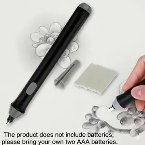 Electric Sketch Eraser Kit with Replaceable Tips, Portable Precision Eraser for Highlighting and Drawing Corrections. Rechargeable Art Tool for Sketching and Fine Art, Anti-Smudge Design for Artists and Students.